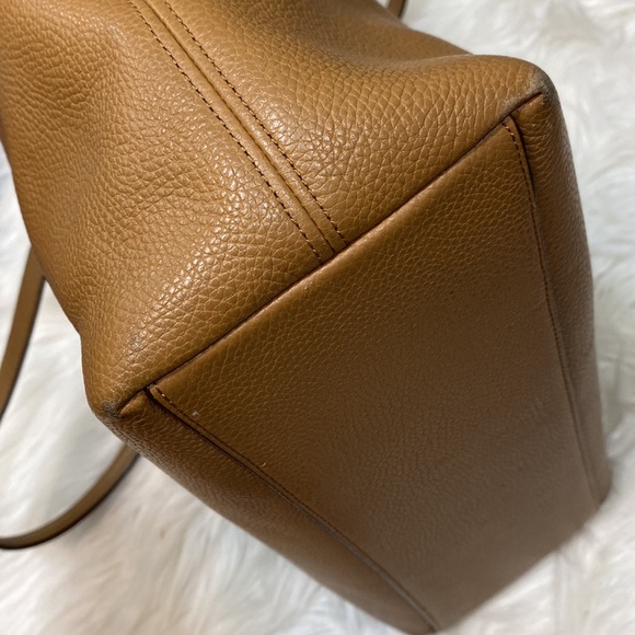 Coach Sophia Pebbled Leather Tote Bag Handbag Purse 36600 - Picture 13 of 14